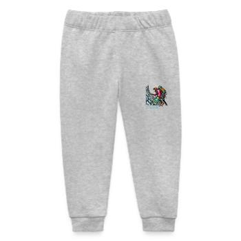 Bergsteiger Climbing - Baby Organic Jogginghose Baby Tumbler von Stanley/Stella - Grau meliert - Vorne