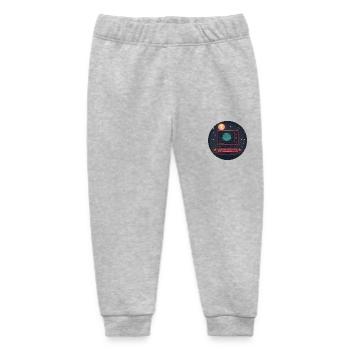 Galaxy Computer - Baby Organic Jogginghose Baby Tumbler von Stanley/Stella - Grau meliert - Vorne