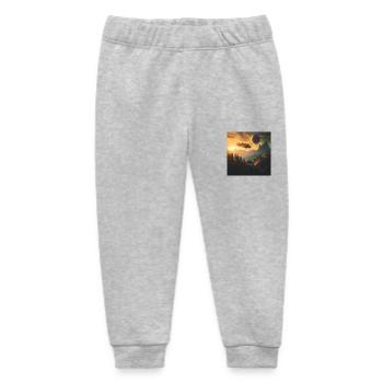 Earth 2 - Baby Organic Jogginghose Baby Tumbler von Stanley/Stella - Grau meliert - Vorne
