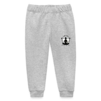 Meditationsengel - Baby Organic Jogginghose Baby Tumbler von Stanley/Stella - Grau meliert - Vorne