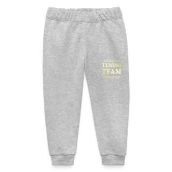 Tuning Team - Baby Organic Sweatpants by Stanley/Stella - heather grey - Front