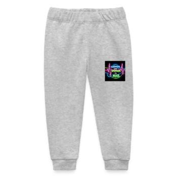 Nurse off Duty Designs - Baby Organic Sweatpants by Stanley/Stella - heather grey - Front