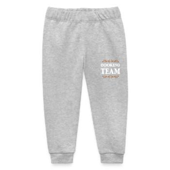 Cooking Crew - Baby Organic Sweatpants by Stanley/Stella - heather grey - Front