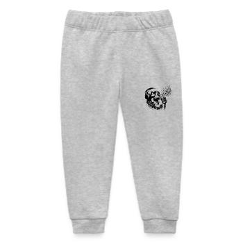 Vanitas Singender Schädel - Heavy Metal - Baby Organic Jogginghose Baby Tumbler von Stanley/Stella - Grau meliert - Vorne