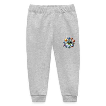 Mathe Spiel - Baby Organic Jogginghose Baby Tumbler von Stanley/Stella - Grau meliert - Vorne