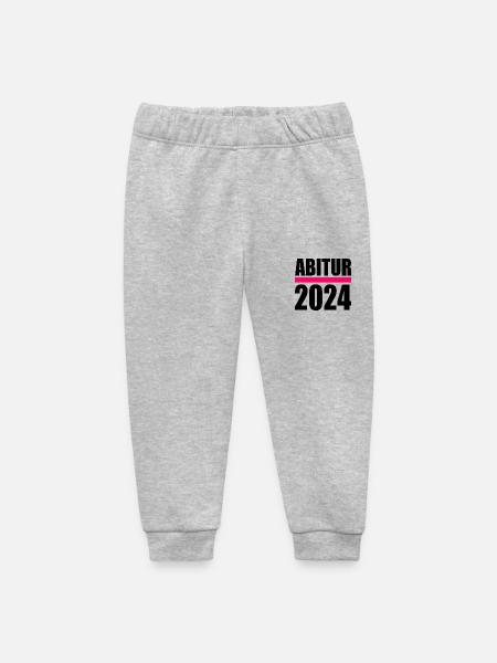 Abitur 2024 - Baby Organic Jogginghose Baby Tumbler von Stanley/Stella - Grau meliert