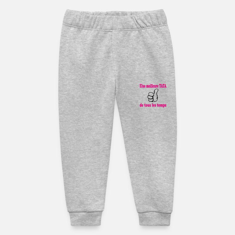 Meilleure TATA DE TOUS LES TEMPS - Pantalon de jogging bébé bio Stanley/Stella - gris chiné