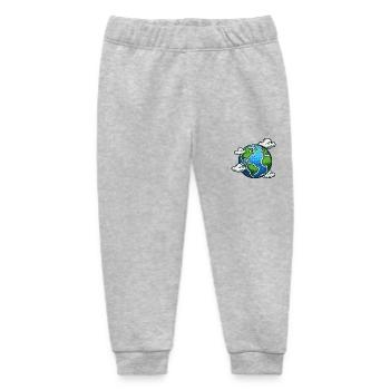 erde - Baby Organic Jogginghose Baby Tumbler von Stanley/Stella - Grau meliert - Vorne