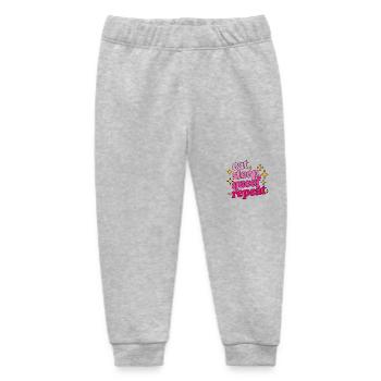 Queef Queen Queefed Adult Humour Queefing - Baby Organic Sweatpants by Stanley/Stella - heather grey - Front