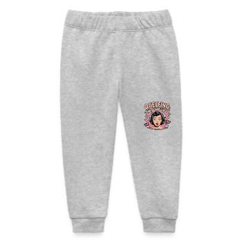 Queef Queen Queefed Adult Humour Queefing - Baby Organic Sweatpants by Stanley/Stella - heather grey - Front