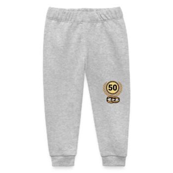 Goldene Hochzeit , 50 Jahre (25) - Baby Organic Jogginghose Baby Tumbler von Stanley/Stella - Grau meliert - Vorne