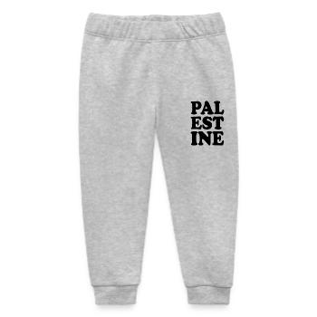 palestina - Baby Organic Sweatpants by Stanley/Stella - heather grey - Front