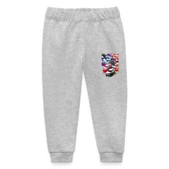 Autorennen #racing #sport - Baby Organic Jogginghose Baby Tumbler von Stanley/Stella - Grau meliert - Vorne