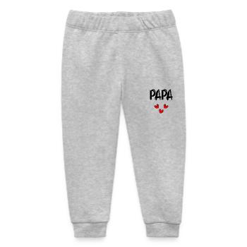 Papa. VATERTAG. HAPPY DADDY'S DAY. ALLES GUTE ZUM GEBURTSTAG! - Baby Organic Jogginghose Baby Tumbler von Stanley/Stella - Grau meliert - Vorne