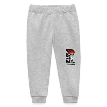 Pyrotechnik ist doch kein Verbrechen Ultras Pyro - Baby Organic Jogginghose Baby Tumbler von Stanley/Stella - Grau meliert - Vorne