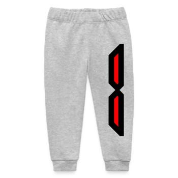 1. 1 YEAR. 1ST ANNIVERSARY. BIRTHDAY 1 YEAR. ONE - Baby Organic Sweatpants by Stanley/Stella - heather grey - Front