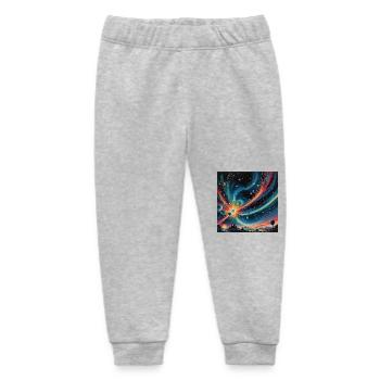 a little bit in space - Baby Organic Jogginghose Baby Tumbler von Stanley/Stella - Grau meliert - Vorne