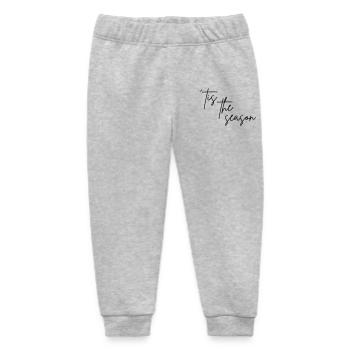'Tis the season - Baby Organic Sweatpants by Stanley/Stella - heather grey - Front