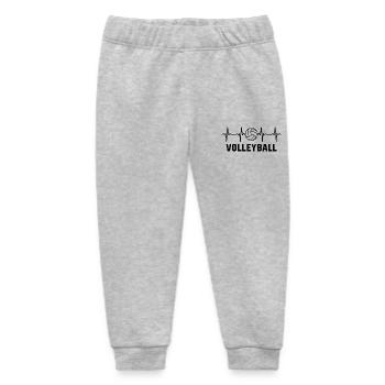 Volleyball - Baby Organic Jogginghose Baby Tumbler von Stanley/Stella - Grau meliert - Vorne