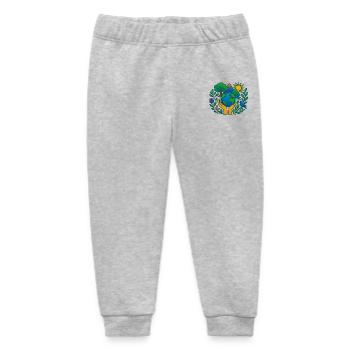 Planet Earth-Die Natur der Erde in unseren Händen - Baby Organic Jogginghose Baby Tumbler von Stanley/Stella - Grau meliert - Vorne