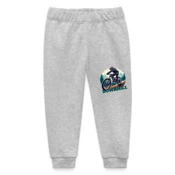 Fahrrad MTB Downhill Cross Mountain Bike Sport - Baby Organic Jogginghose Baby Tumbler von Stanley/Stella - Grau meliert - Vorne