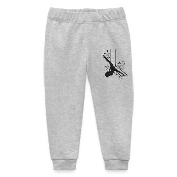 Aerialist Cloud Swing Kinder Trapez - Baby Organic Jogginghose Baby Tumbler von Stanley/Stella - Grau meliert - Vorne