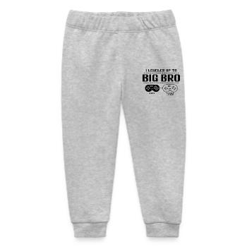 Zum großen Bruder 2025 aufgestiegen - Baby Organic Jogginghose Baby Tumbler von Stanley/Stella - Grau meliert - Vorne