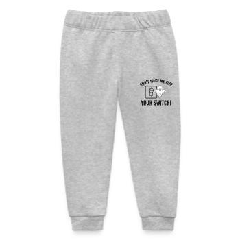 Elektriker Halloween Schalter Humor Spannung Gruselig - Baby Organic Jogginghose Baby Tumbler von Stanley/Stella - Grau meliert - Vorne