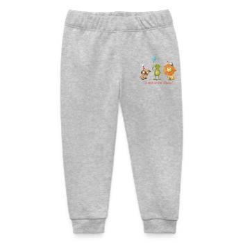 You are first grade - school enrollment shirt with heart - Baby Organic Sweatpants by Stanley/Stella - heather grey - Front