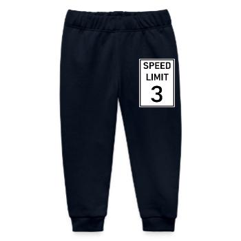 Geschwindigkeitsbegrenzung 3 - Baby Organic Jogginghose Baby Tumbler von Stanley/Stella - Navy - Vorne
