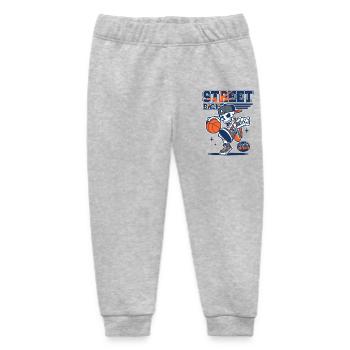 Streetball Basketball Basketballer - Baby Organic Jogginghose Baby Tumbler von Stanley/Stella - Grau meliert - Vorne