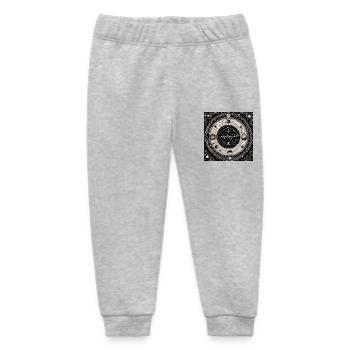Dartboard Odyssey - Baby Organic Sweatpants by Stanley/Stella - heather grey - Front