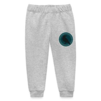 Raven Celtic - Baby Organic Sweatpants by Stanley/Stella - heather grey - Front