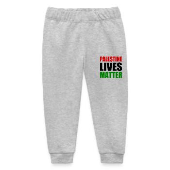 palestine lives matter - Pantalon de jogging bébé bio Stanley/Stella - gris chiné - Devant