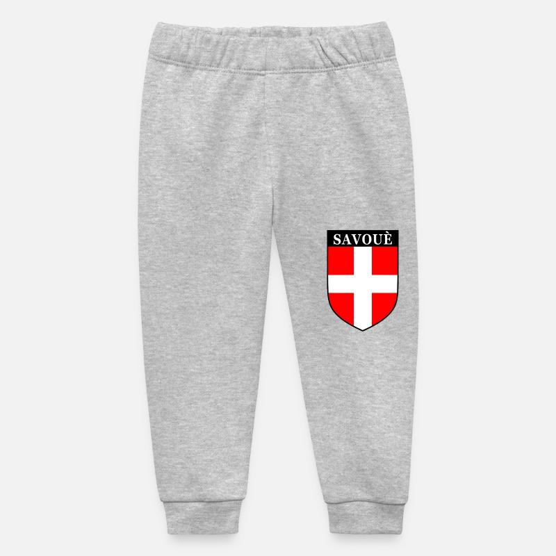 savoie - Pantalon de jogging bébé bio Stanley/Stella - gris chiné