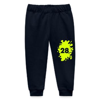 Blobs 28 - Baby Organic Sweatpants by Stanley/Stella - navy - Front