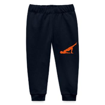 2541614 15809713 yoga - Baby Organic Sweatpants by Stanley/Stella - navy - Front