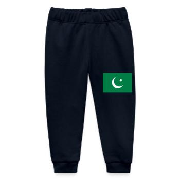 Pakistan flag / Drapeau Pakistan - Baby Organic Sweatpants by Stanley/Stella - navy - Front