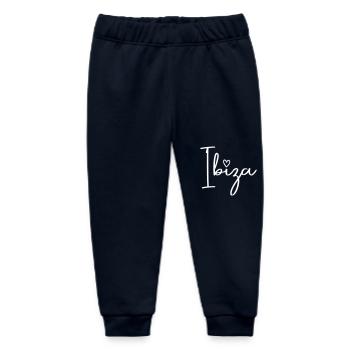 Ibiza Heart - Baby Organic Sweatpants by Stanley/Stella - navy - Front