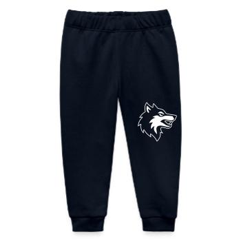 Wolfskopf-Logo-Symbol - Baby Organic Jogginghose Baby Tumbler von Stanley/Stella - Navy - Vorne