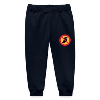 Bitte fass mich nicht an - Autismus - Asperger - Baby Organic Jogginghose Baby Tumbler von Stanley/Stella - Navy - Vorne