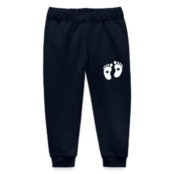 Baby feet - Baby Organic Sweatpants by Stanley/Stella - navy - Front