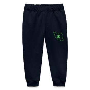 Iran Frieden - Baby Organic Jogginghose Baby Tumbler von Stanley/Stella - Navy - Vorne