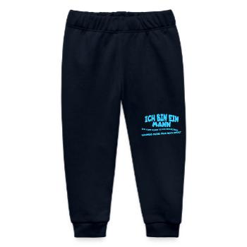 I'm a man, forget things humor - Baby Organic Sweatpants by Stanley/Stella - navy - Front