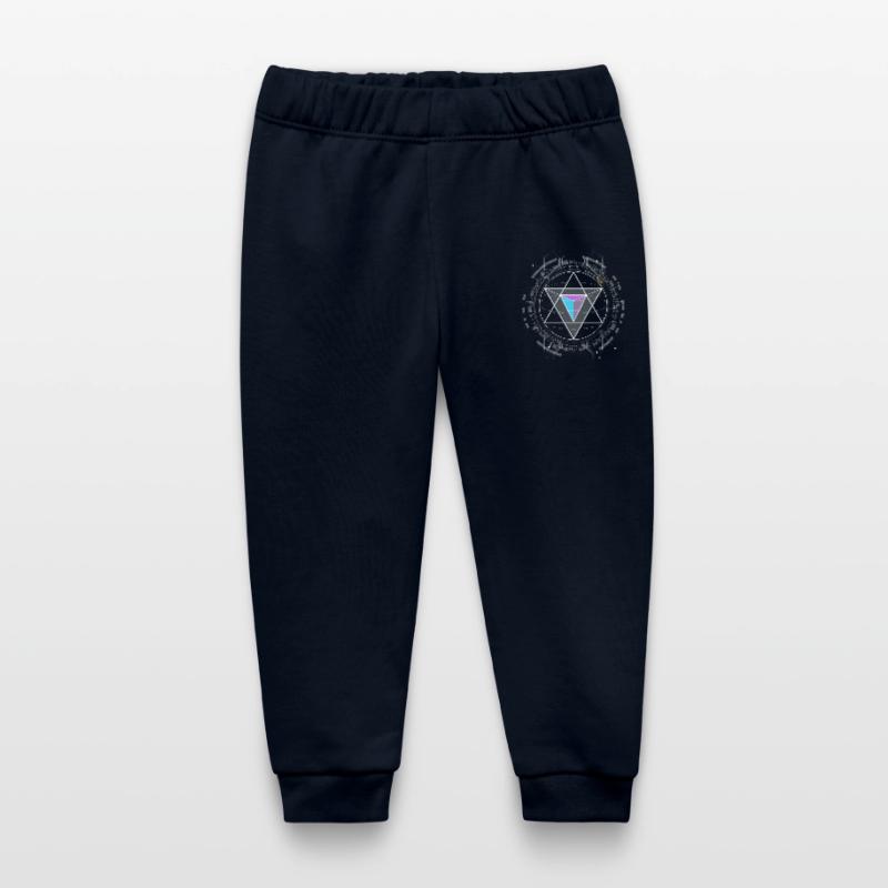 nerd cpu pyramid illuminati game wow hacker code Baby Organic Sweatpants by Stanley/Stella