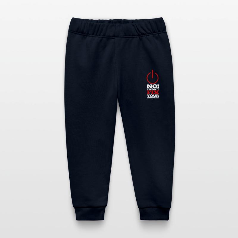 Computer Program Code Nerd Script Hacker Baby Organic Sweatpants by Stanley/Stella