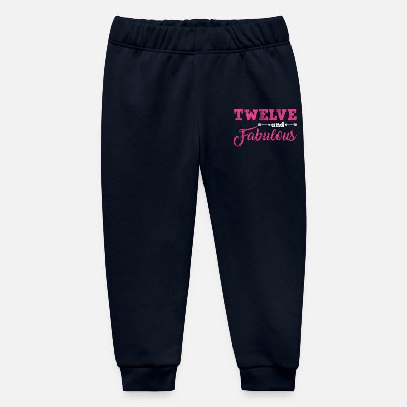 12e anniversaire - Pantalon de jogging bébé bio Stanley/Stella - marine