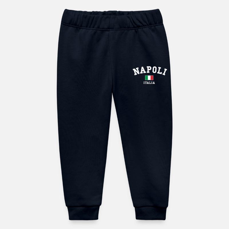 Naples Italie - Pantalon de jogging bébé bio Stanley/Stella - marine