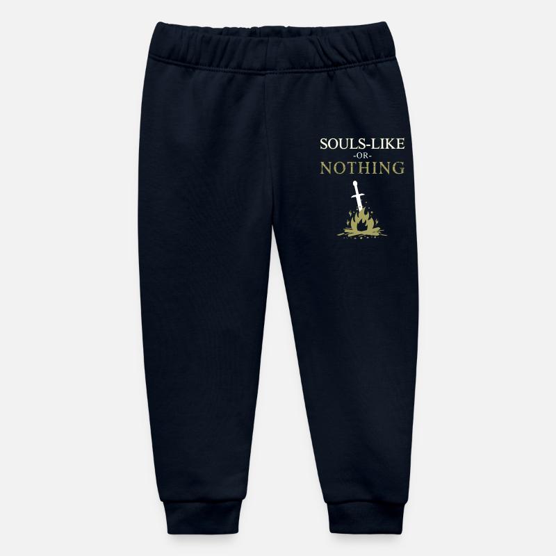 Souls-Like or Nothing - Pantalon de jogging bébé bio Stanley/Stella - marine