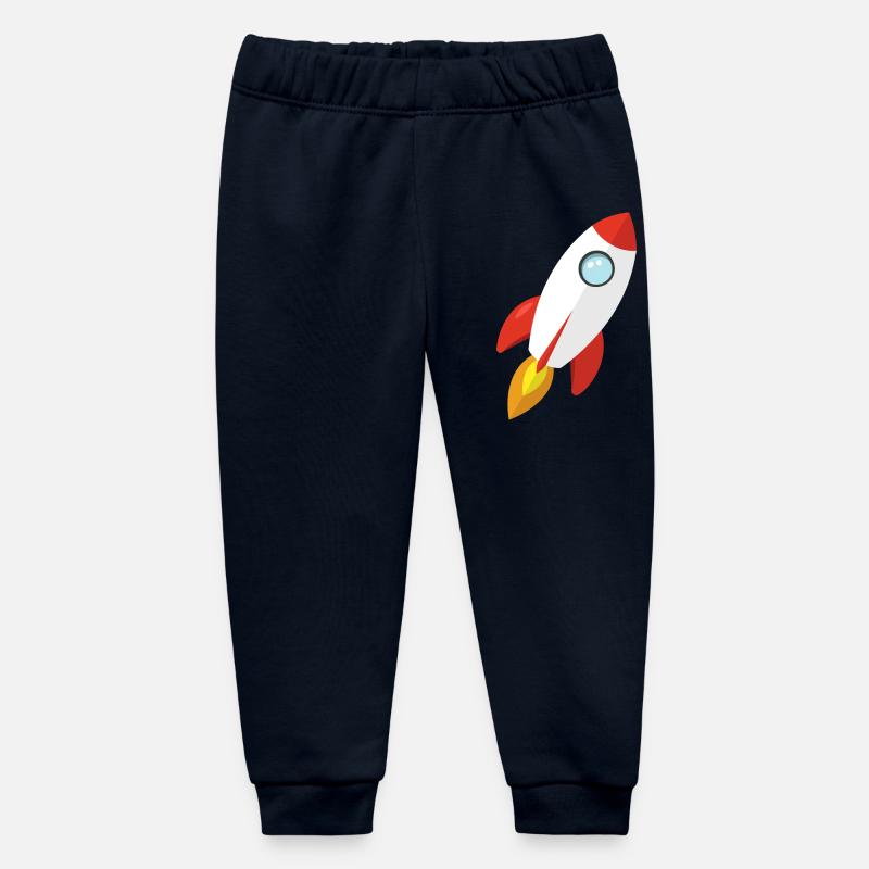 Fusée - Pantalon de jogging bébé bio Stanley/Stella - marine